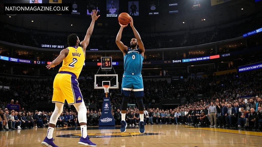 minnesota timberwolves vs lakers match player stats