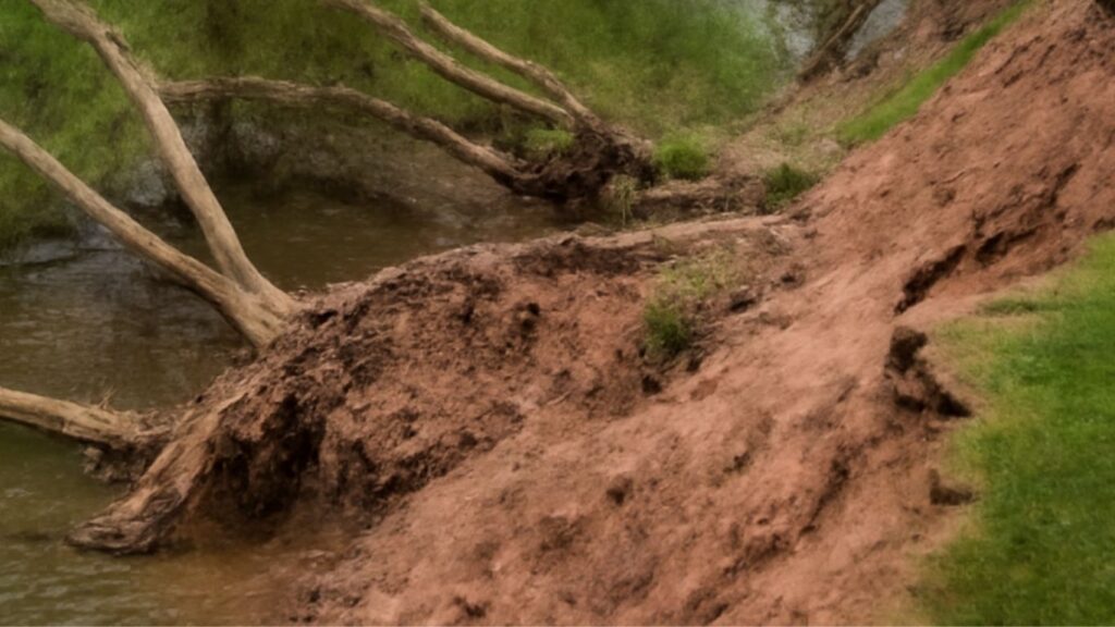Riverbank Collapse Iford Playing Fields